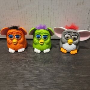 ❤️Vintage 1998 McDonalds Furby Toys Bundle Tiger Electronics Happy Meal Y2K